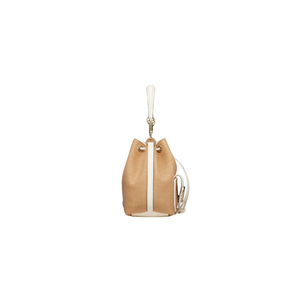 VALENTINO - Locò Raffia Bucket Bag