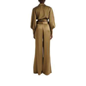 ZIMMERMANN - Tuck Silk Wide-Leg Pants