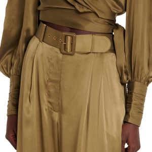 ZIMMERMANN - Tuck Silk Wide-Leg Pants
