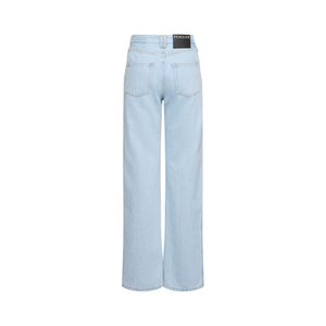 MUGLER - Lace-up Detail Straight Jeans