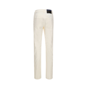 MUGLER - Spiral Denim Low Rise Baggy Jeans