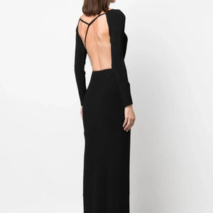 GCDS - Asymmetrical Knit Long Dress