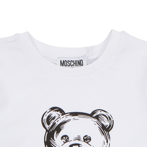 MOSCHINO - Sketch Teddy Logo T-Shirt