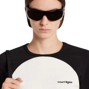COURREGES - Circle Contrast L/S T-Shirt