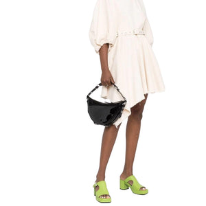 BY FAR - GIB Patent Leather Shoulder Bag