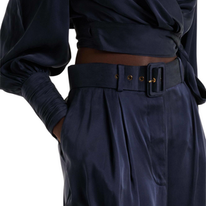 ZIMMERMANN - Tuck Silk Wide-Leg Pants