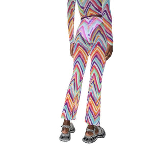 MISSONI - Abstract-pattern Mesh Trousers