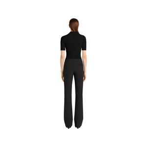 COURREGES - Iconic Rib Knit Polo Shirt