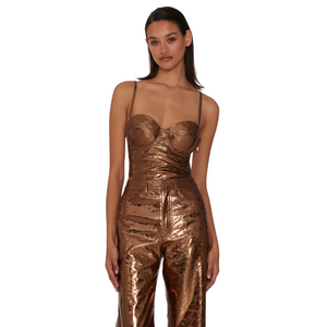 ROTATE - Textured Corset Top