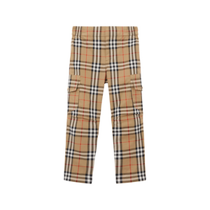 BURBERRY - Vintage-check Straight-leg Trousers