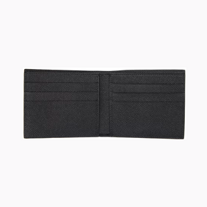 DOLCE & GABBANA - Calfskin Bifold Wallet With Logo Tag