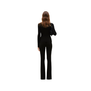 COURREGES - Reedition Rib Knit Mockneck Sweater