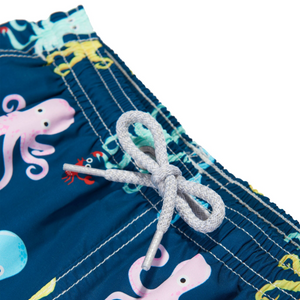 SAINT BARTH - Octopus Drawstring Swim Shorts