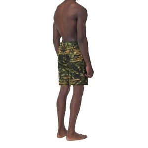 BURBERRY - Camo Print Swim Shorts