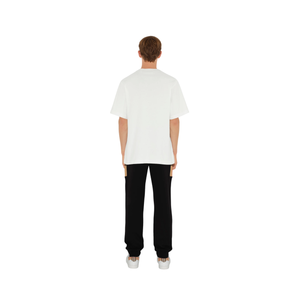 BURBERRY - Check Panel Cotton Jogging Pants