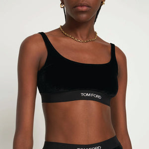 TOM FORD - Stretch Velvet Bralette