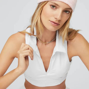 ALO YOGA - Charmed Collar Bra Tank