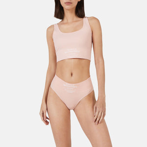 STELLA MCCARTNEY - Logo Seamless High Leg High Waist Briefs