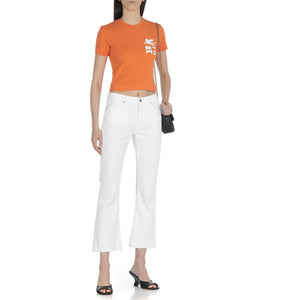 ETRO - Cropped Cotton T-Shirt